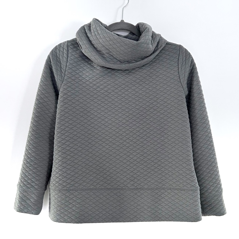 Sail to Stable Cowl Neck Sweatshirt Pullover Slouch Gray Women’s Small STS Prep